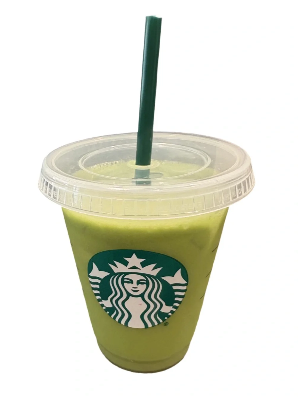 Fake Starbucks Green Iced Matcha grande resin prop photography drink